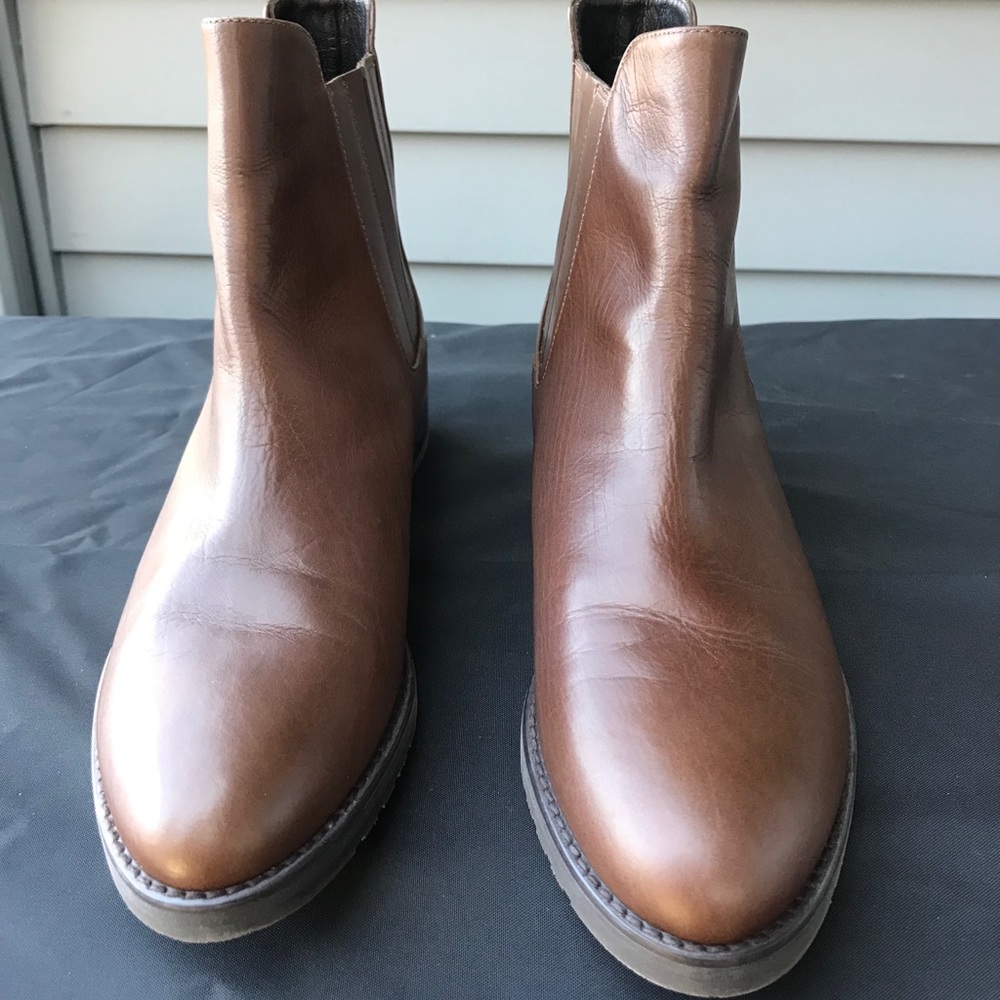 Stuart Weitzman leather booties